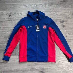 Men’s Nike Blue and Red Full-Zip Hoodie